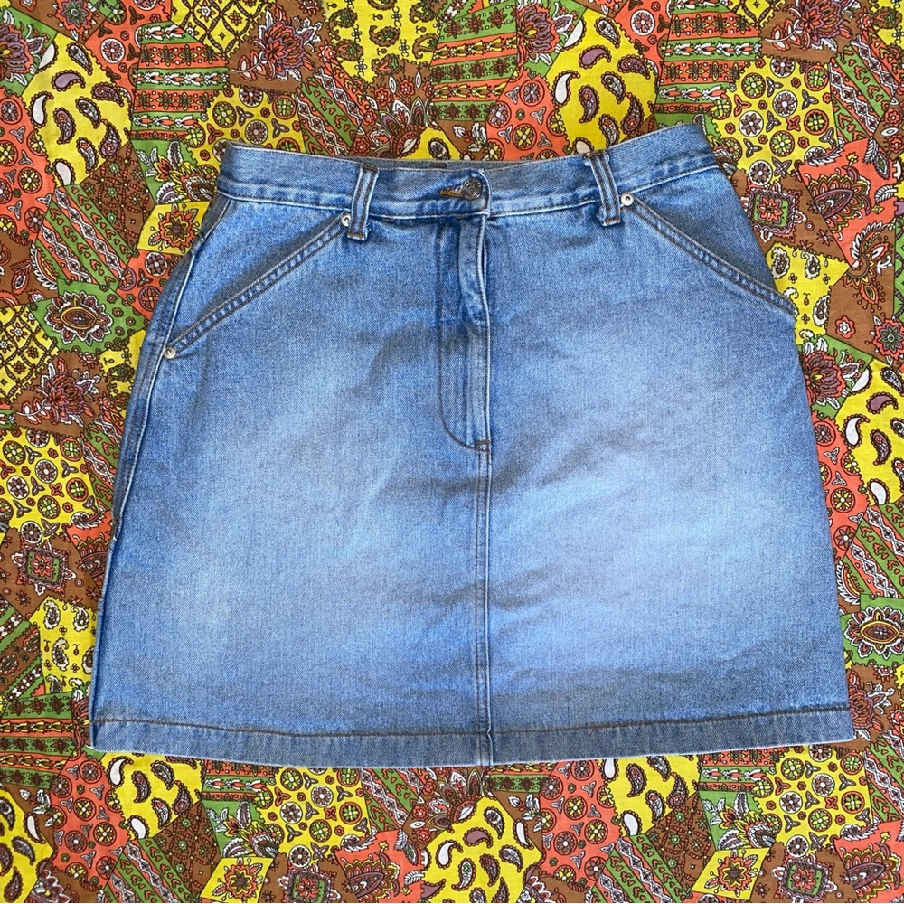Vintage Old Navy Denim Mini Cargo Skirt